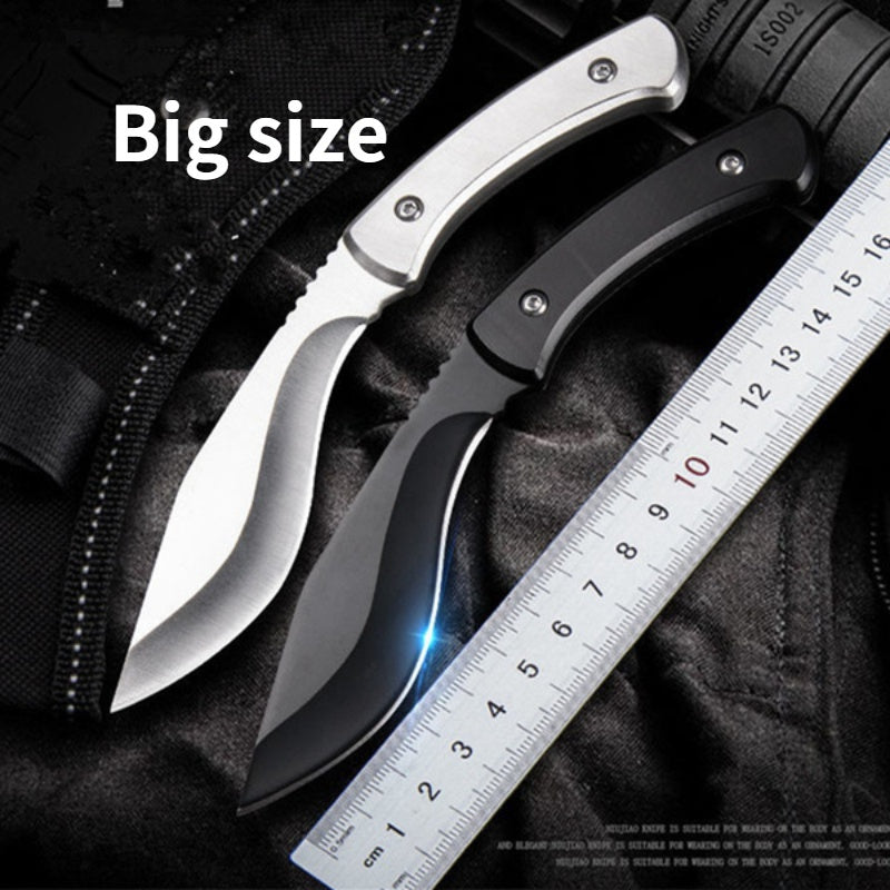 Brand New 2 Size Outdoor Utility Knife Self Defense Dog Leg Knife Arrow Style Tactical Hunting Survival Sharp Knife