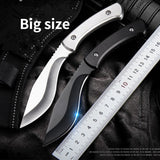 Brand New 2 Size Outdoor Utility Knife Self Defense Dog Leg Knife Arrow Style Tactical Hunting Survival Sharp Knife