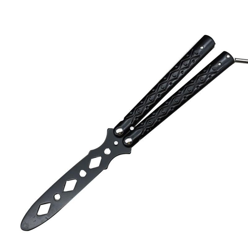 Transformable Blunt Pocke Survival Knife Training Foldable Butterfly Knife Portable  Tool for Outdoor Game Tools t Mini Trainer