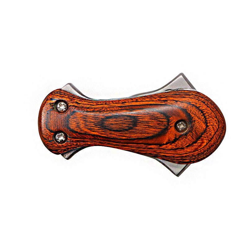 Outdoor toys carry flat skin bag slingshot stainless steel free-banding folding bow with aiming
