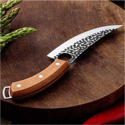 Kitchen Chef Knife Cooking Accessories Forged Stainless Steel Outdoor Hunting Cleaver Meat Bones Fish Fruits Vegetables