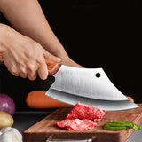 Butcher meat cleaver super sharp kitchen chef knife meat fish fruit and vegetable slice slicing knife