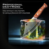 Butcher meat cleaver super sharp kitchen chef knife meat fish fruit and vegetable slice slicing knife