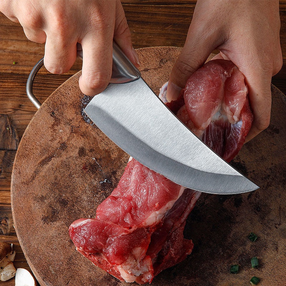 Stainless steel kitchen knife cleaver chef cleaver all-steel boneless knife kitchen knife kill fish cleaver kitchen knife butcher meat cleaver