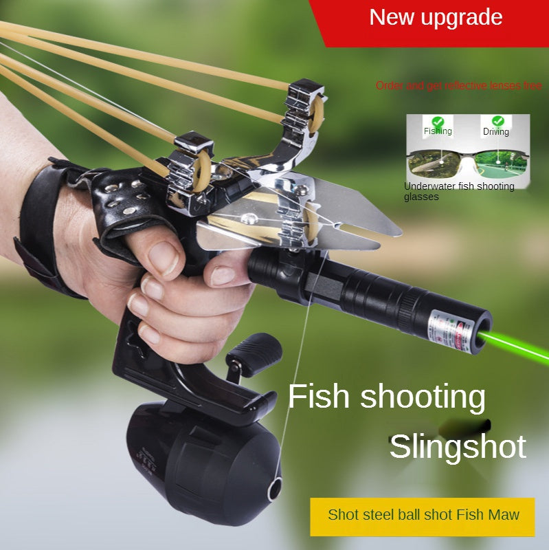 Fish shooting slingshot Osprey slingshot fish shooting fish fishing device laser infrared outdoor sports shooting fish bladder
