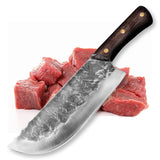 Hand Forged Stainless Steel Wooden Handle Bone Knife Cooking Tools Meat Cleaver Meat Cleaver Kitchen Chef Slicer