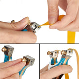 Purple sandalwood wind slingshot titanium alloy fast flattened rubber band stitching technology sniper sight