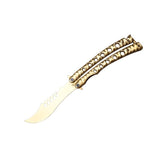 Butterfly Knife is not bladed, novice all-steel practice throwing knife, portable rotatable deformation cool tool