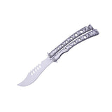 Butterfly Knife is not bladed, novice all-steel practice throwing knife, portable rotatable deformation cool tool