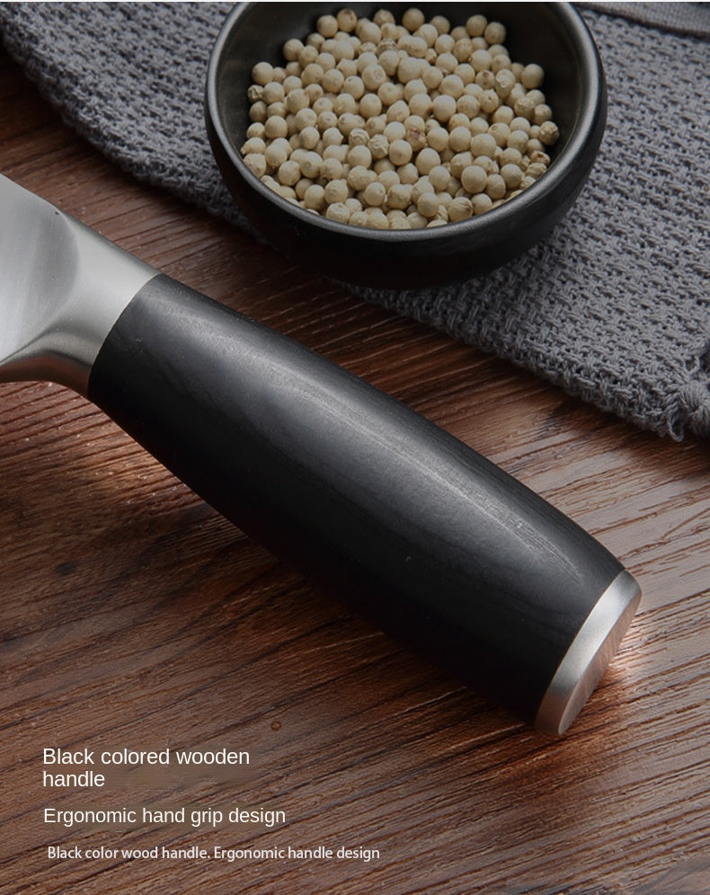 Stainless steel hammer pattern forging kitchen household sharp chopping dual-purpose kitchen knife chef slicing meat and bone cutting knife