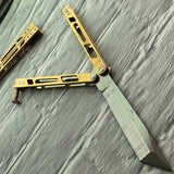 Very Sharp Practice Butterfly Knife Outdoor Tactical Hunting Knives  440C Blade Fishing  Knives Camping KNIVES