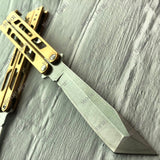 Very Sharp Practice Butterfly Knife Outdoor Tactical Hunting Knives  440C Blade Fishing  Knives Camping KNIVES