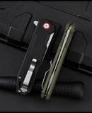 Portable fruit blade sharp knife folding knife outdoor G10 folding knife wild survival knife spot supply manufacturer