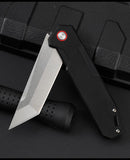 Portable fruit blade sharp knife folding knife outdoor G10 folding knife wild survival knife spot supply manufacturer