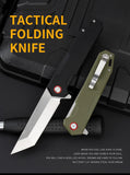 Portable fruit blade sharp knife folding knife outdoor G10 folding knife wild survival knife spot supply manufacturer