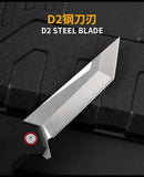 Portable fruit blade sharp knife folding knife outdoor G10 folding knife wild survival knife spot supply manufacturer