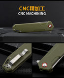 Portable fruit blade sharp knife folding knife outdoor G10 folding knife wild survival knife spot supply manufacturer