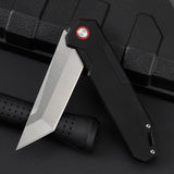 Portable fruit blade sharp knife folding knife outdoor G10 folding knife wild survival knife spot supply manufacturer
