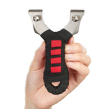 Night banquet slingshot stainless steel line cutting process spring fast pressure flat skin without sight sloping slingshot