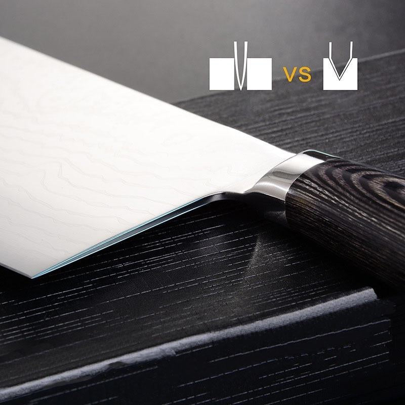 Stainless Steel Kitchen Knife Tools Cooking Knives Imitation Forged Butcher Knives Slaughter Boning Knives Chef Cleavers Boning Meat Knives
