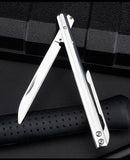 Factory Spot Stainless Steel Folding Knife Pen Knife Carry Out of the Box Folding Knife Express Knife Outdoor Portable Fruit Knife