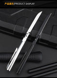 Factory Spot Stainless Steel Folding Knife Pen Knife Carry Out of the Box Folding Knife Express Knife Outdoor Portable Fruit Knife