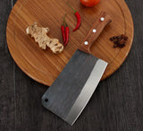 Hand-Forged Bone Cutting Knife Chop Axe Chop Big Bones Butcher Kan Commercial plus Size Thickening All Steel Bone Chopping Knife