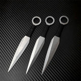 4Style Outdoor protection dagger hand dart knife Outdoor small leggings hidden weapon heavy dart needle defense suit( a set of 6 PCS)
