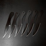 4Style Outdoor protection dagger hand dart knife Outdoor small leggings hidden weapon heavy dart needle defense suit( a set of 6 PCS)