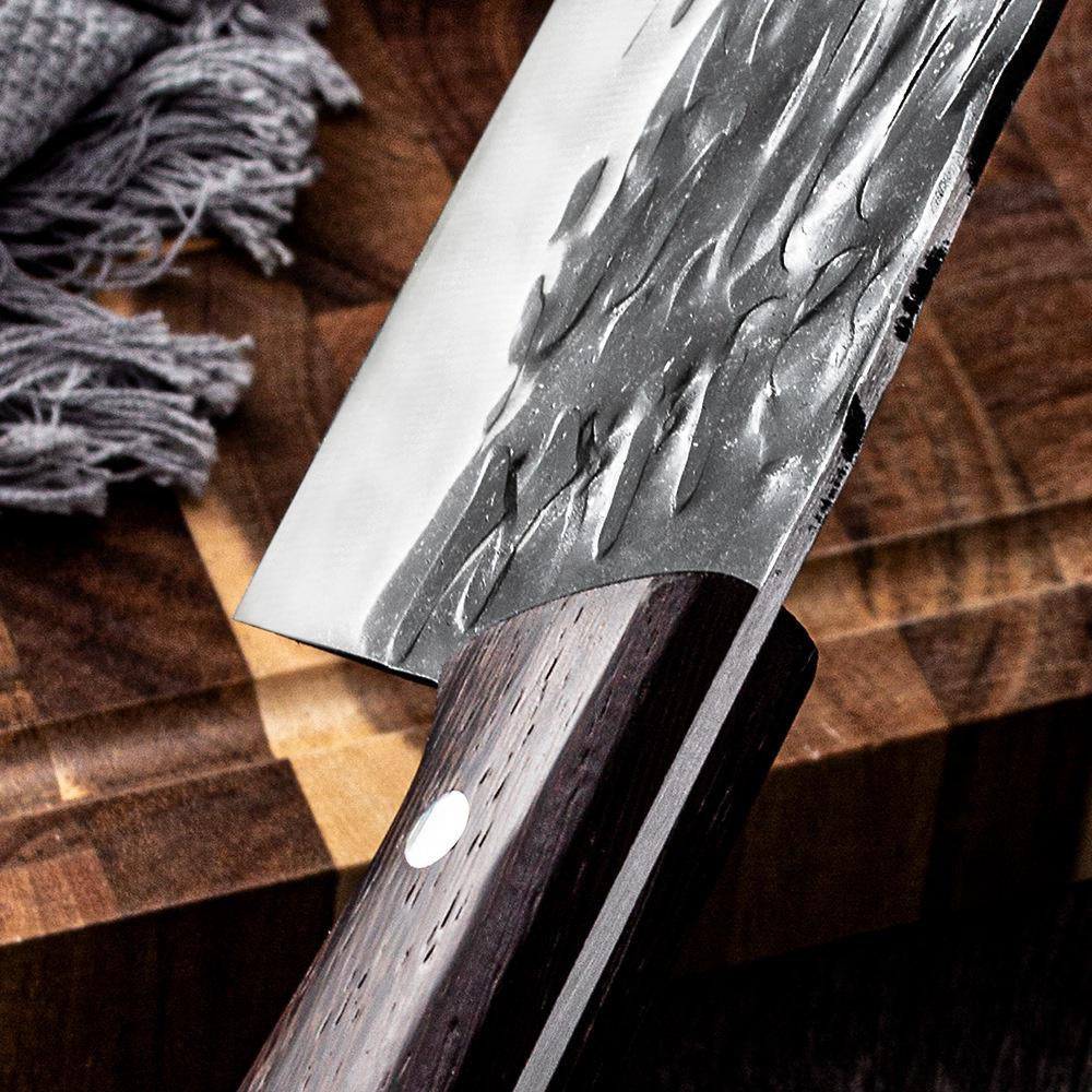 Handmade forging Longquan Hammer Drit Driven Knife House Handling Fast Net Red Slice Cut Meat Kitchen Kitchen Kitchen Sword Spot