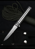 Manufacturers 1 generation folding knife D2 steel outdoor survival hardware knife supply spot cutter
