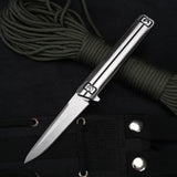 Manufacturers 1 generation folding knife D2 steel outdoor survival hardware knife supply spot cutter