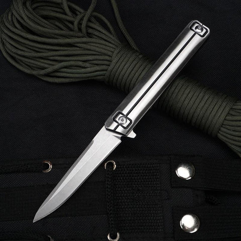 Manufacturers 1 generation folding knife D2 steel outdoor survival hardware knife supply spot cutter