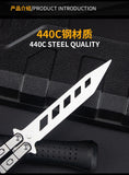 Factory Outlet Butterfly Practice Knife Decompression Training Knife Unedged Stainless Steel Game Knife Outdoor Tools