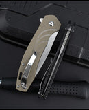 self-defense sharp fruit knife Yangjiang knife Spot camping survival outdoor folding knife stainless steel folding knife