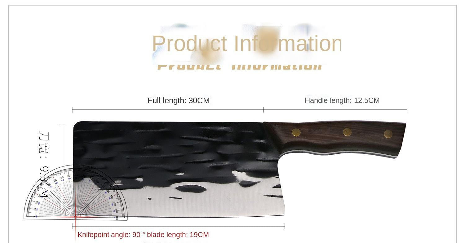 Household chopping knife slicing cooking knife stainless steel kitchen knife chicken wing wood kitchen knife kitchen hotel knife