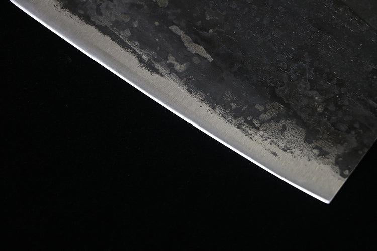 Forged wooden handle kitchen knife meat cleaver household high hardness carbon steel knife kitchen hotel kitchen chopping knife