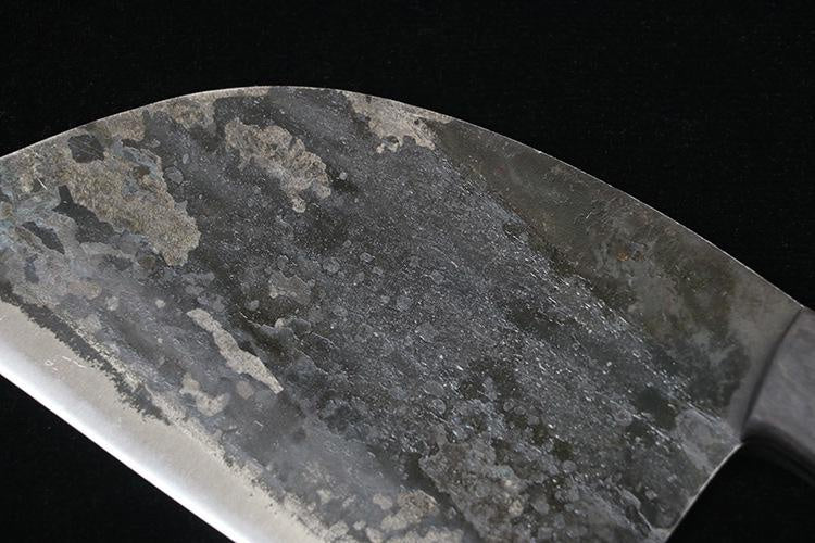 Forged wooden handle kitchen knife meat cleaver household high hardness carbon steel knife kitchen hotel kitchen chopping knife