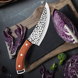 Outdoor Hunting Knife Meat Bone Fish Fruit Vegetable Kitchen Chef Knife Cooking Accessories Forged Stainless Steel