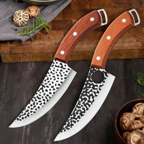 Outdoor Hunting Knife Meat Bone Fish Fruit Vegetable Kitchen Chef Knife Cooking Accessories Forged Stainless Steel