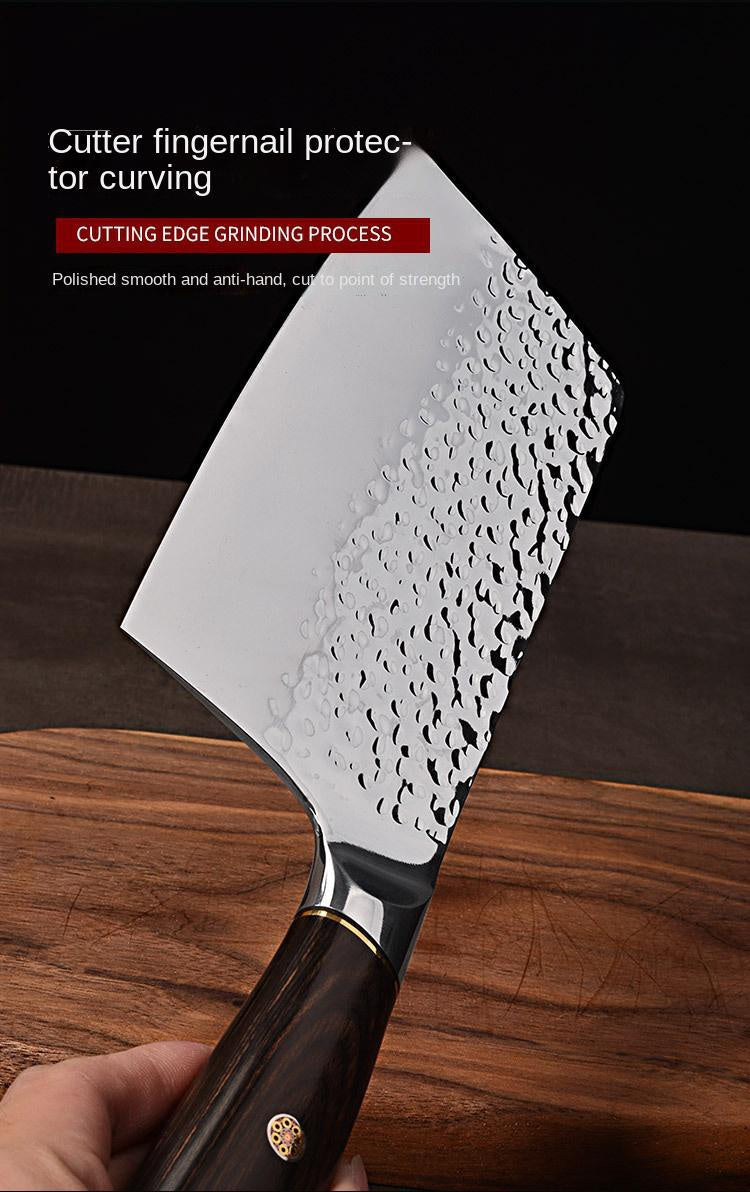 Stainless steel kitchen knife household hammer forging slicing meat cutting blade sharp vegetable cutting knife kitchen knife