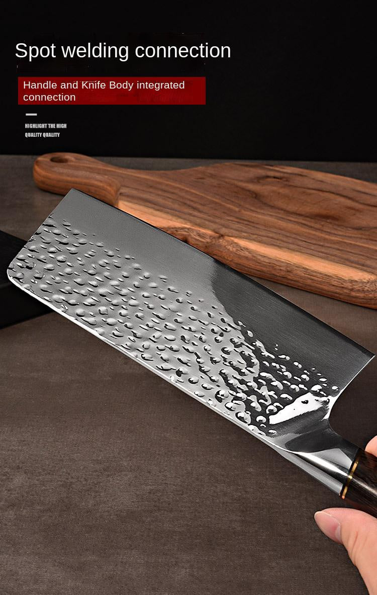 Stainless steel kitchen knife household hammer forging slicing meat cutting blade sharp vegetable cutting knife kitchen knife