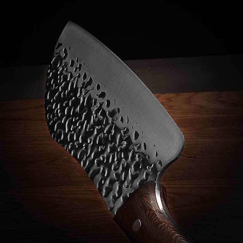 Forging kitchen knife stainless steel cutting and cutting dual-purpose knife household sharp bone cutting and meat cutting knife