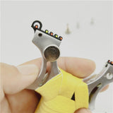 Alloy spring fast compression clip cross sight flat leather slingshot outdoor products precision slingshot accessories
