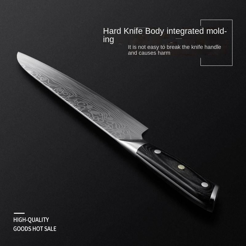 8 inch pattern round head chef's knife west chef's blade meat knife cutting kitchen knife