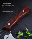 Forged stainless steel chef blade sharp meat file segmentation knife hammer grain meat cutter household side dish cutter