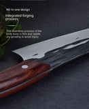 Forged stainless steel chef blade sharp meat file segmentation knife hammer grain meat cutter household side dish cutter