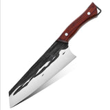 Forged stainless steel chef blade sharp meat file segmentation knife hammer grain meat cutter household side dish cutter