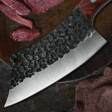 Boning Knife Hand Forged Stainless Steel Kitchen Cleaver Hunting Outdoor Knife Tool
