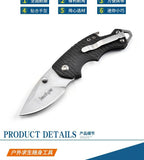 Factory direct outdoor card show multi-function folding knife folding knife wild survival camping knife folding knife blade knife